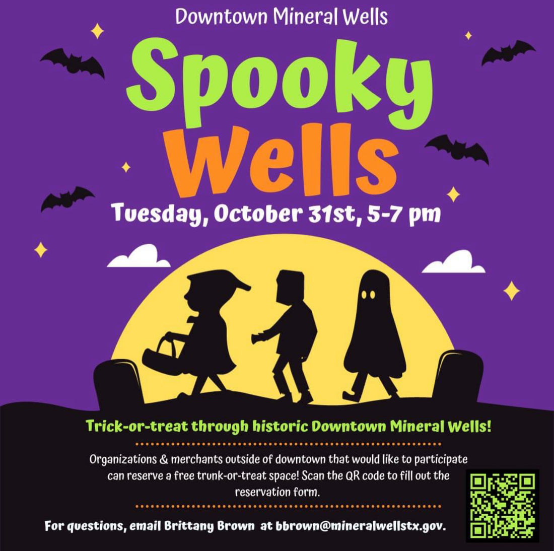 Spooky Wells - October 31, 5-7pm